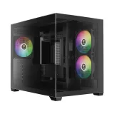 CASE GAMDIAS AURA GC10M V2 ARGB BLACK – MICRO TOWER | 3 FAN ARGB | GPU 400MM